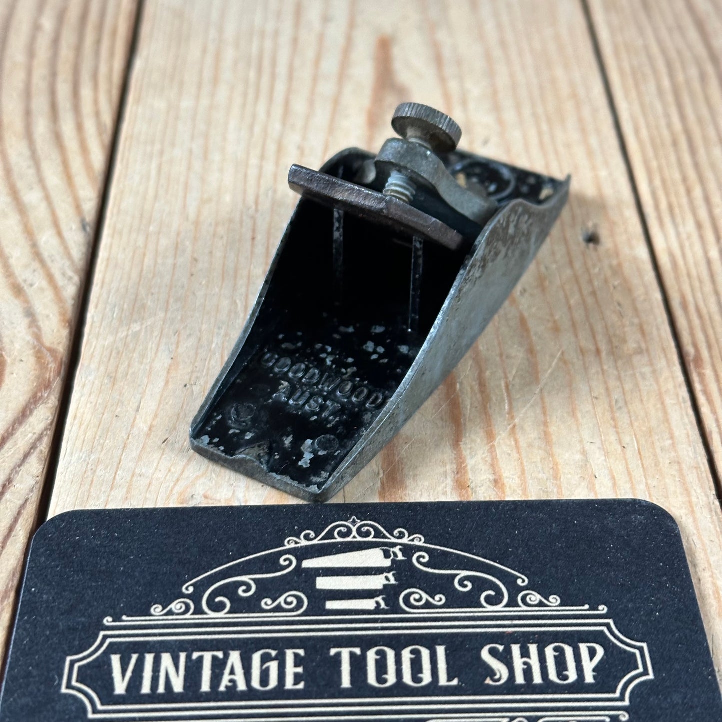 N1783 Vintage GOODWOOD Australia tiny luthiers No.101 Size THUMB PLANE