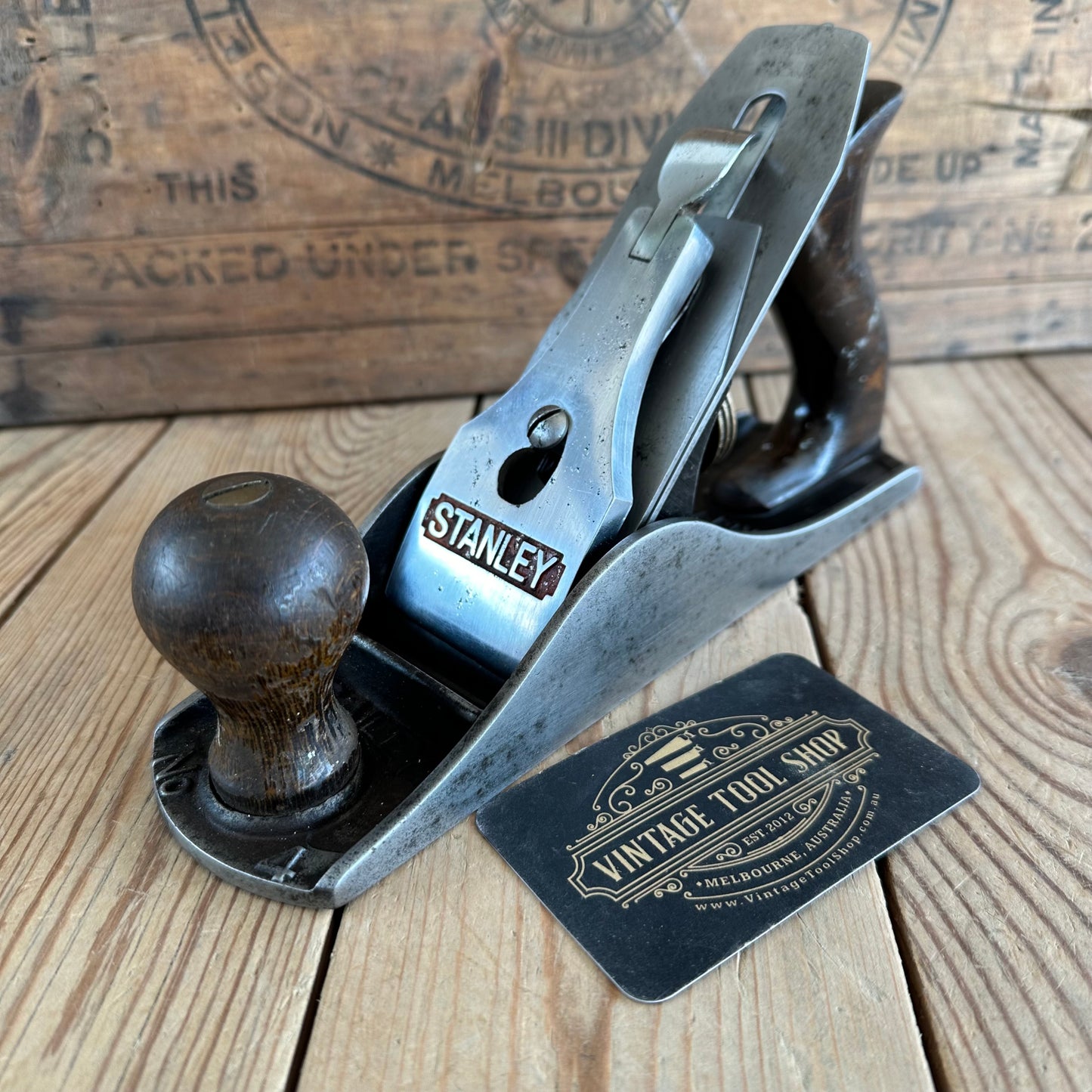 H1562 Vintage STANLEY England No.4 PLANE