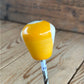 TR138 Repurposed tiny Yellow/white “9” POOL BALL awl by Tony Ralph