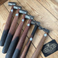 JMB Blacksmith made SMALL HAND FORGED 1045 steel DOG HEAD HAMMERS. Made by Jacob Marcus BONESAW