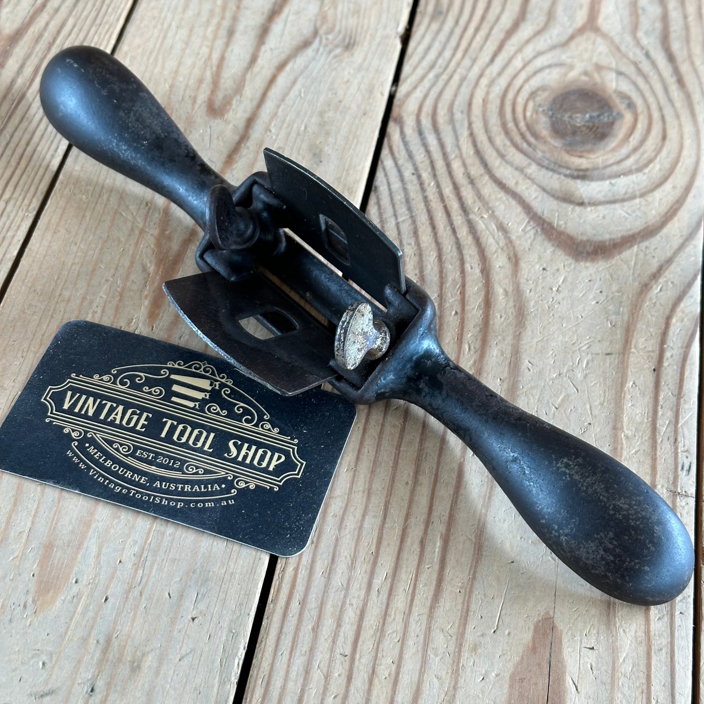 P27 Vintage STANLEY No:62 Pat 1876 DUPLEX SPOKESHAVE Spoke Shave