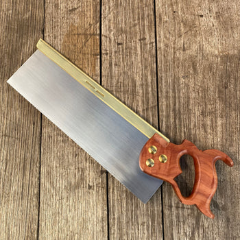 VHS191 HERITAGE SAWS Melbourne 14” KINGSTON 11ppi XCUT Carcass SAW with a Quilted TASMANIAN MYRTLE handle