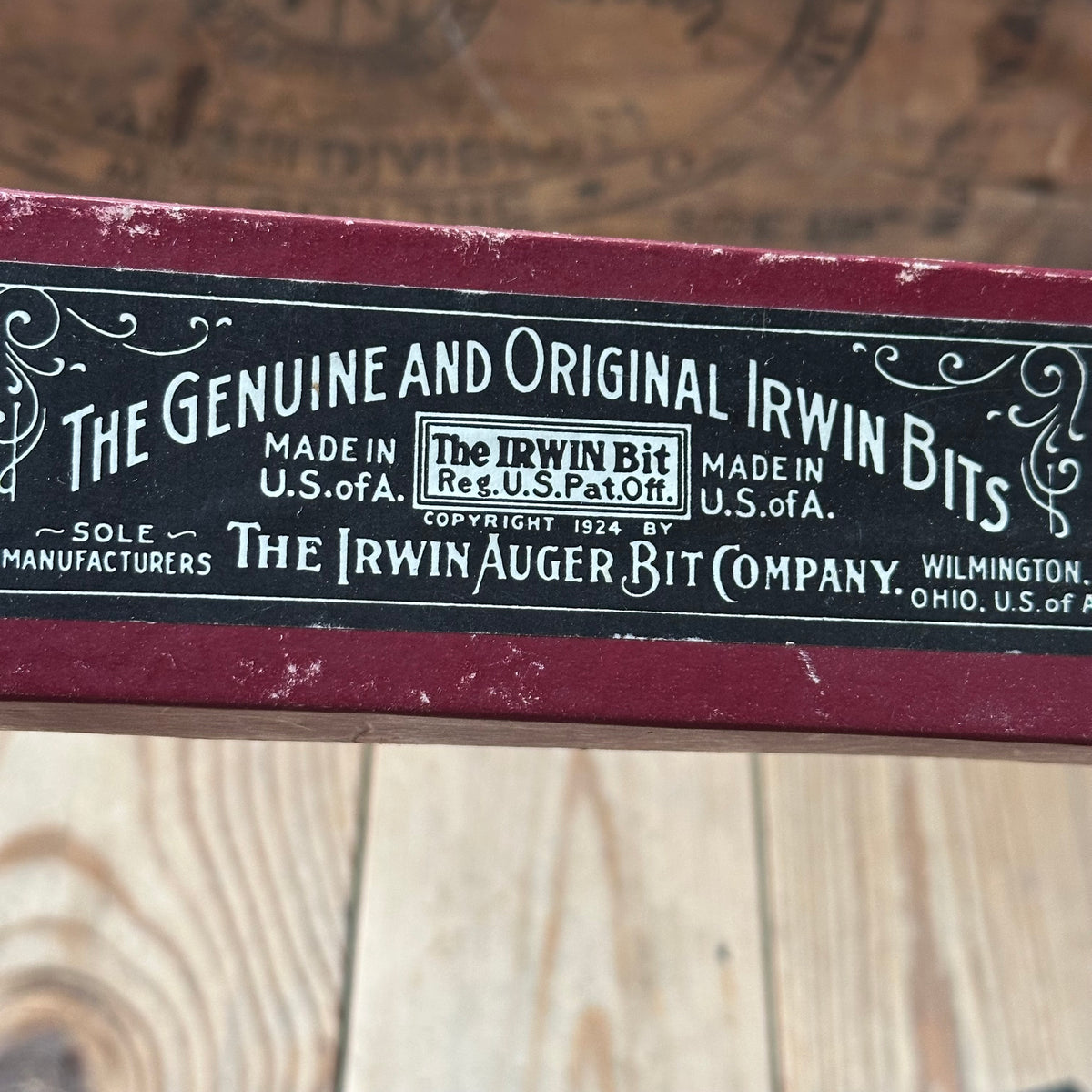 N1835 NEW OLD STOCK! Vintage IRWIN USA No.2 expansive DRILL BIT IOB