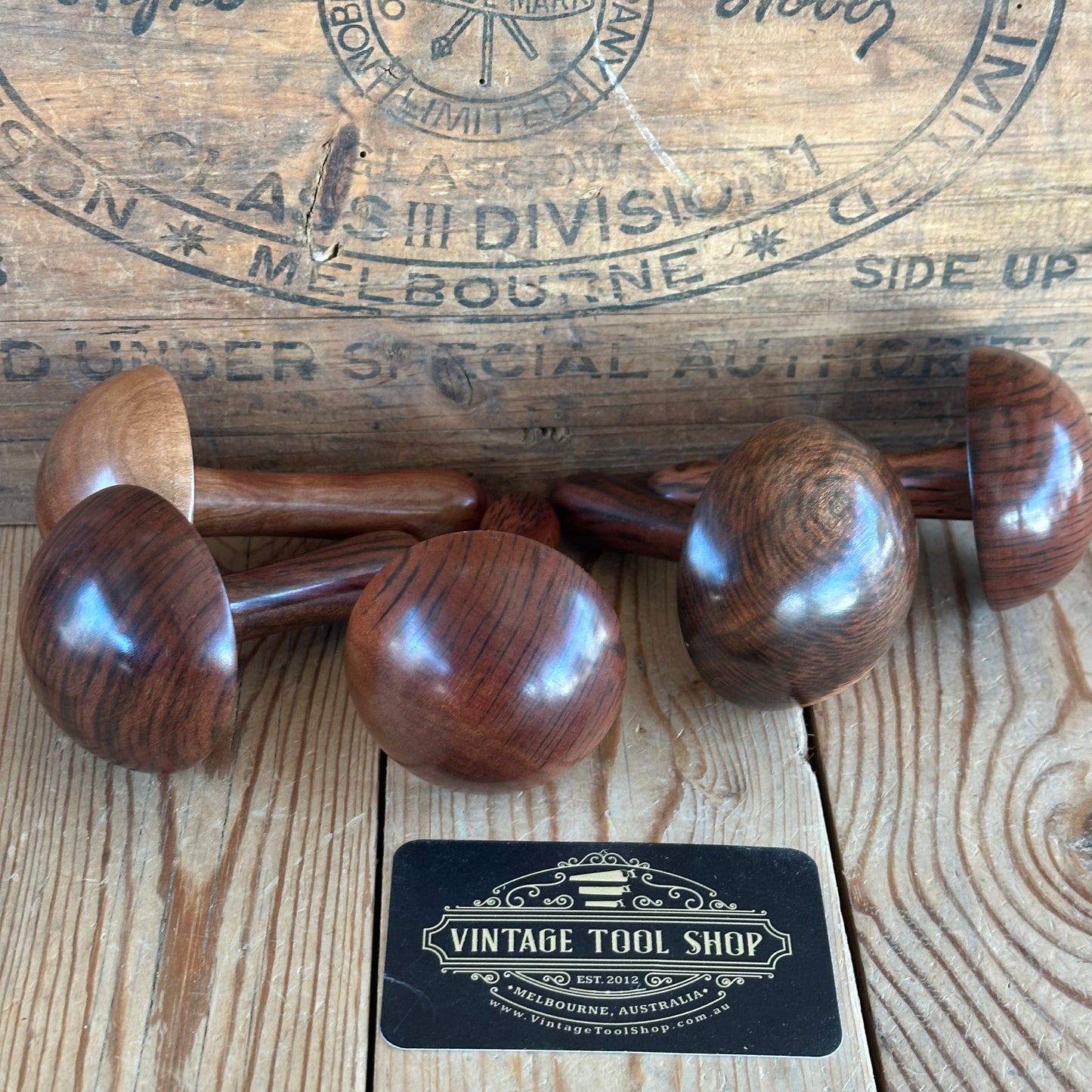 TS24-TS33 Australian made NEW! Tiger Myrtle DARNING MUSHROOM mending tool