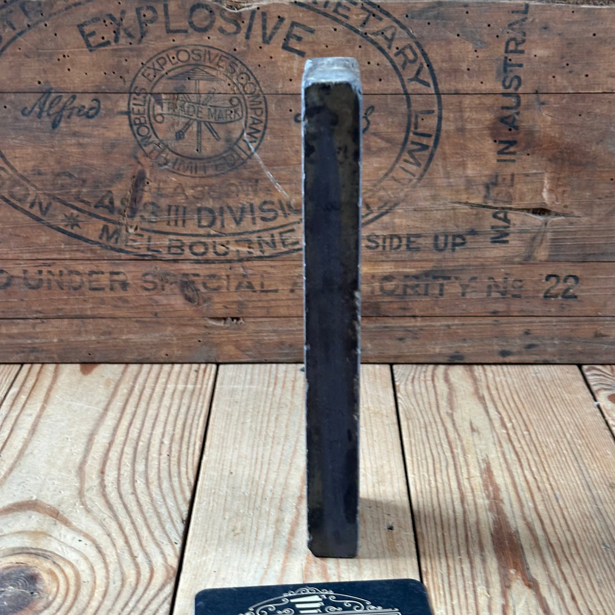 A403 SMOOTH! Vintage LA LUNE FRENCH natural sharpening water STONE