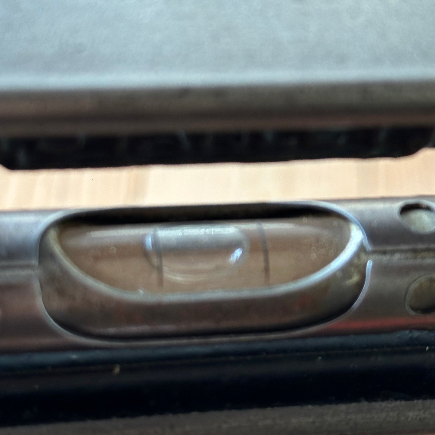 H2501 COOL! Vintage STANLEY No:36G 9” engineers METAL SPIRIT LEVEL