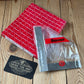 H2450 Vintage STARRETT USA No.21 thin steel metal SQUARE IOB
