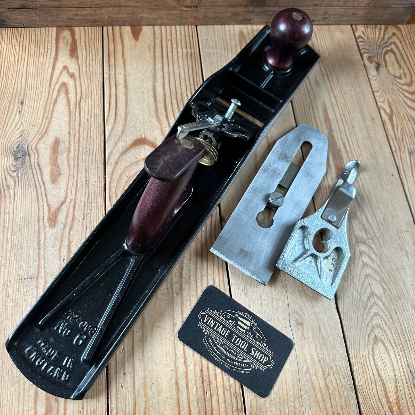 N1819 BEEFY! Vintage STANLEY England No.6 PLANE