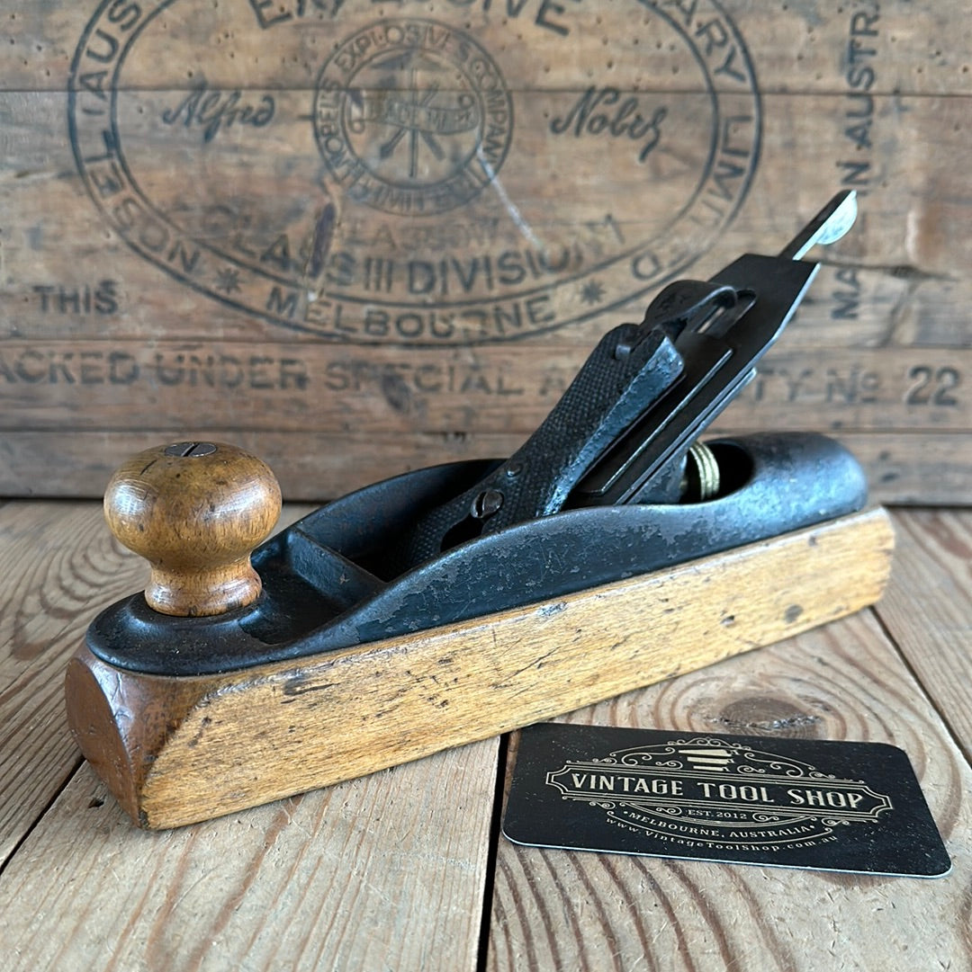 N1021 Antique STANLEY Rule & Level No.25 LOW ANGLE transitional plane