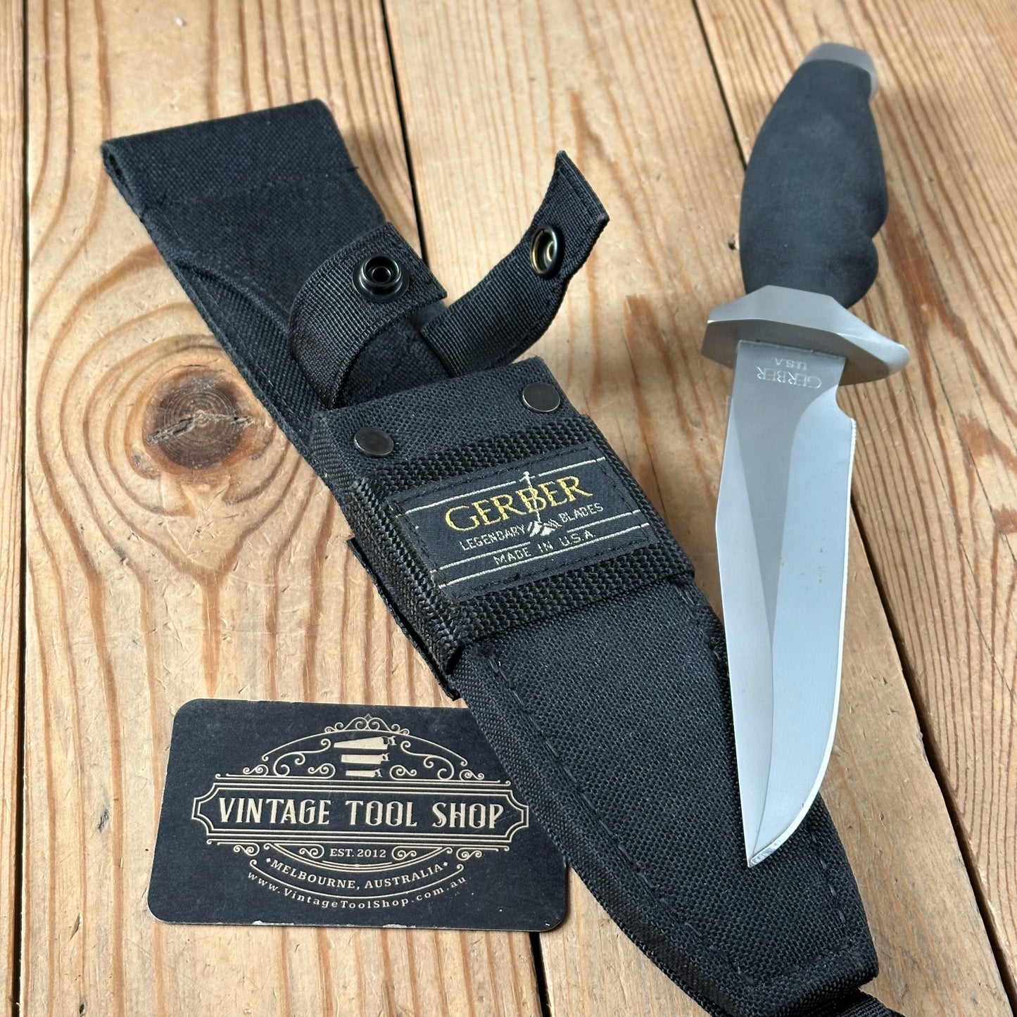 K35 COOL! Vintage GERBER USA LMF Infantry KNIFE 1993-96 vintage