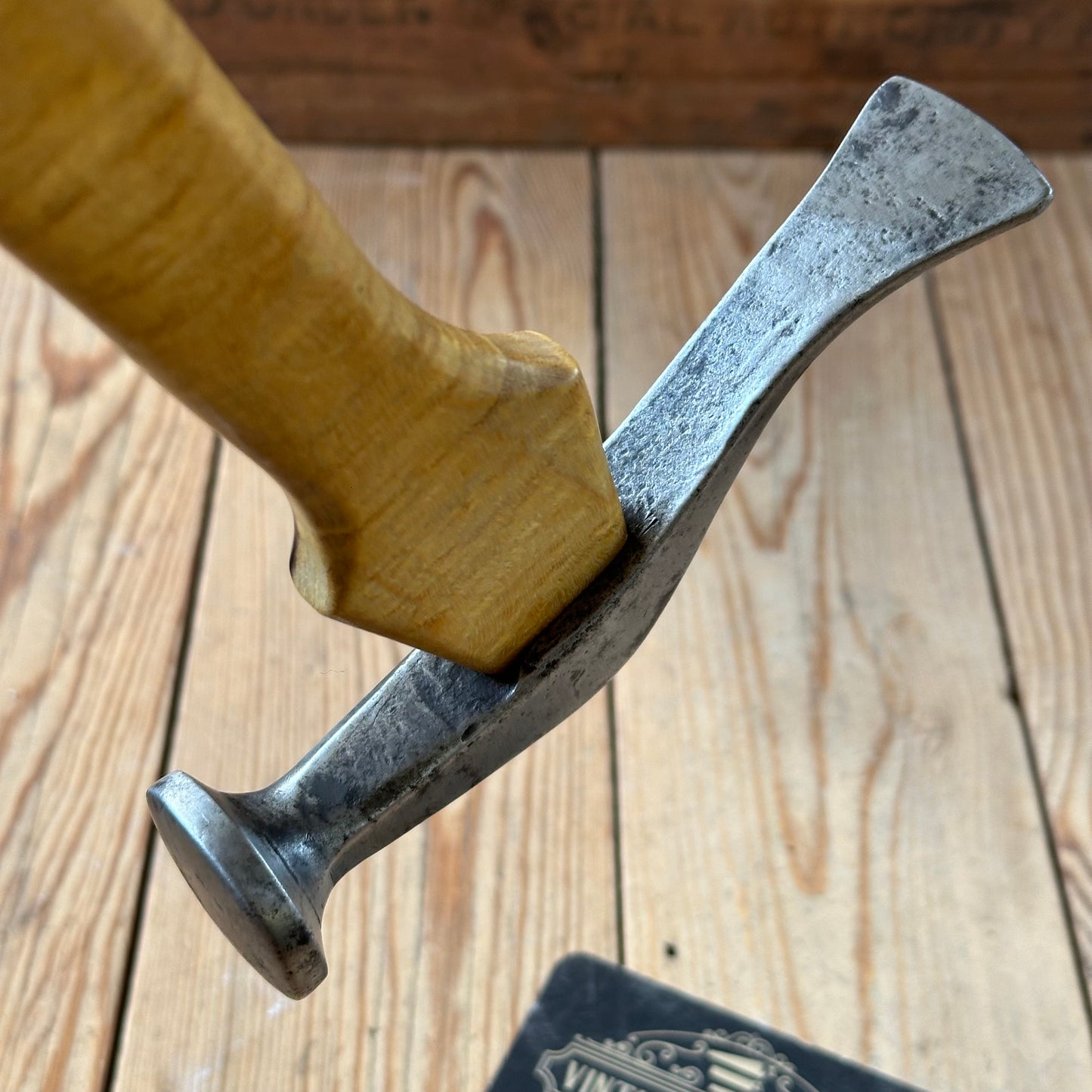 Y1954 Antique FRENCH Cobblers HAMMER Napoleons Hat with a custom GIDGEE  handle