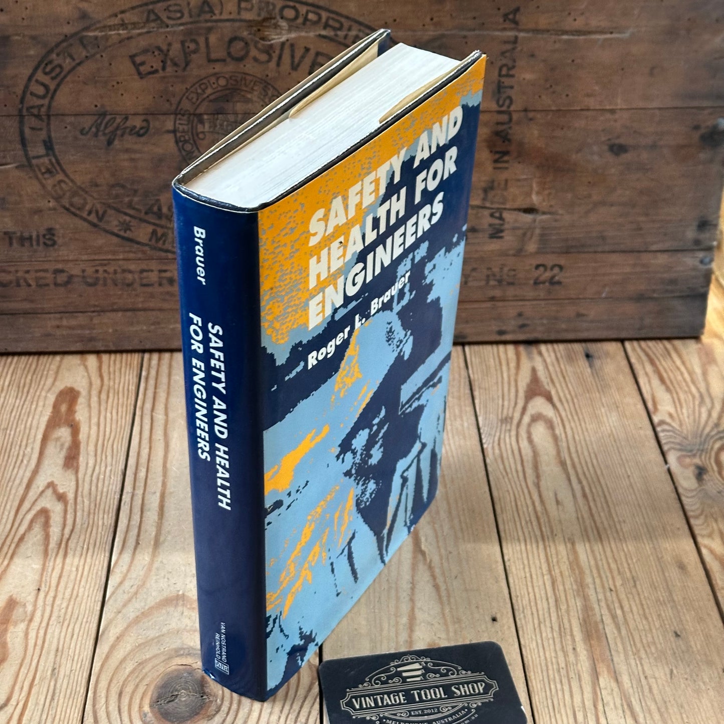 XBN53 Vintage 1990 BOOK SAFETY and HEALTH for Engineers by R.L.Brauer