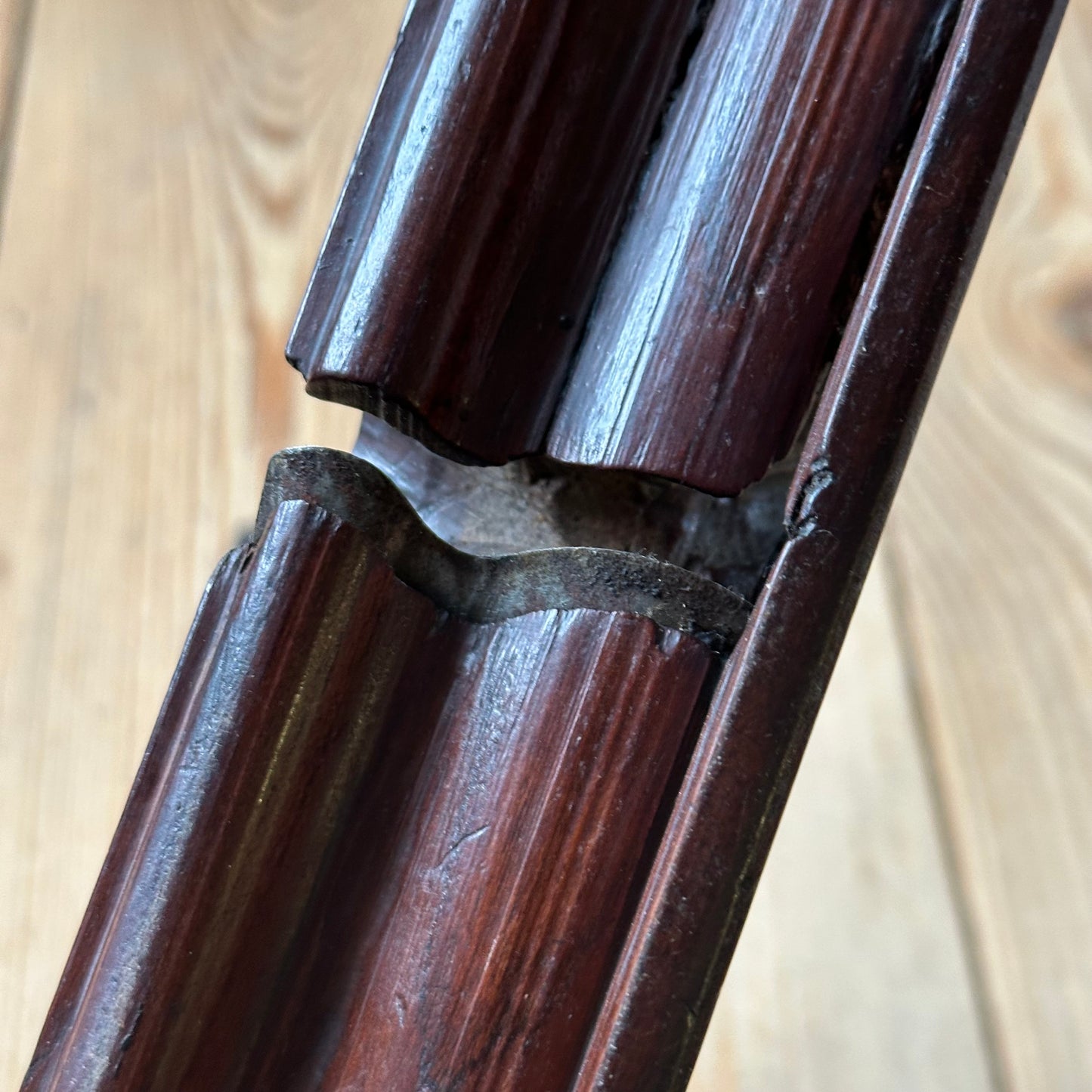 Y117 UNIQUE! Antique FRENCH Wooden MOULDING PLANE