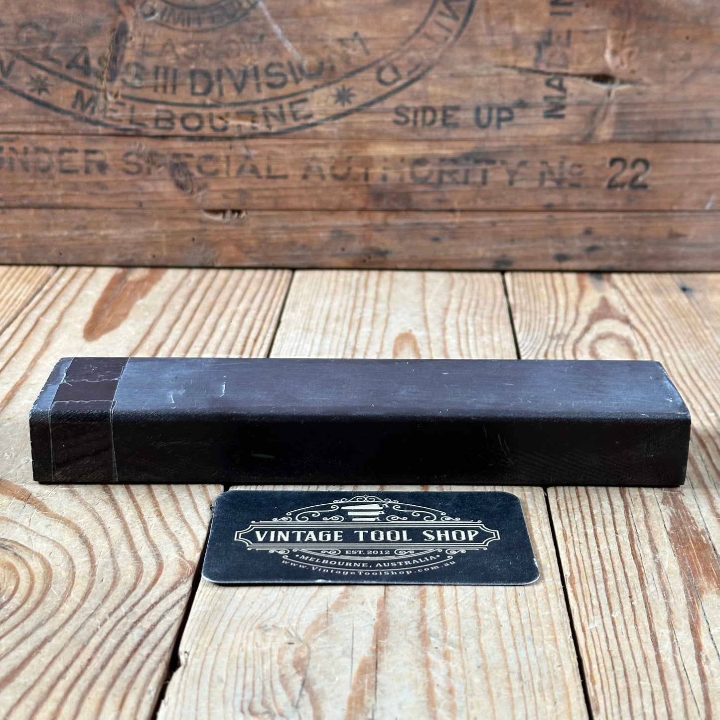 A376 Vintage LA LUNE FRENCH natural sharpening water STONE