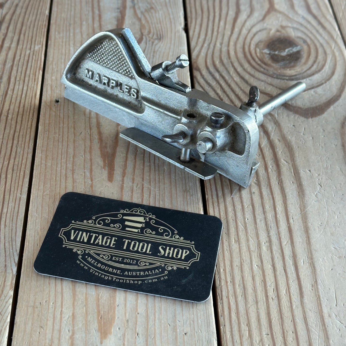 H2194 Vintage MARPLES England PLOUGH plane