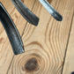 N1763 COOL! Vintage WILLIAM MARPLES & ASHLEY ILLES 3 x Carving SWEPT BENT V-GOUGE CHISEL Set