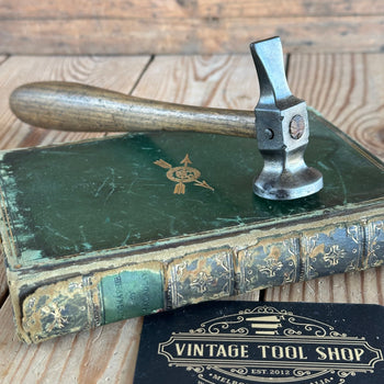 SOLD. D1855 GORGEOUS! Vintage small jewellers silversmiths Metalwork HAMMER