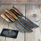 D1918 Vintage 5x Carving CHISEL Set ADDIS