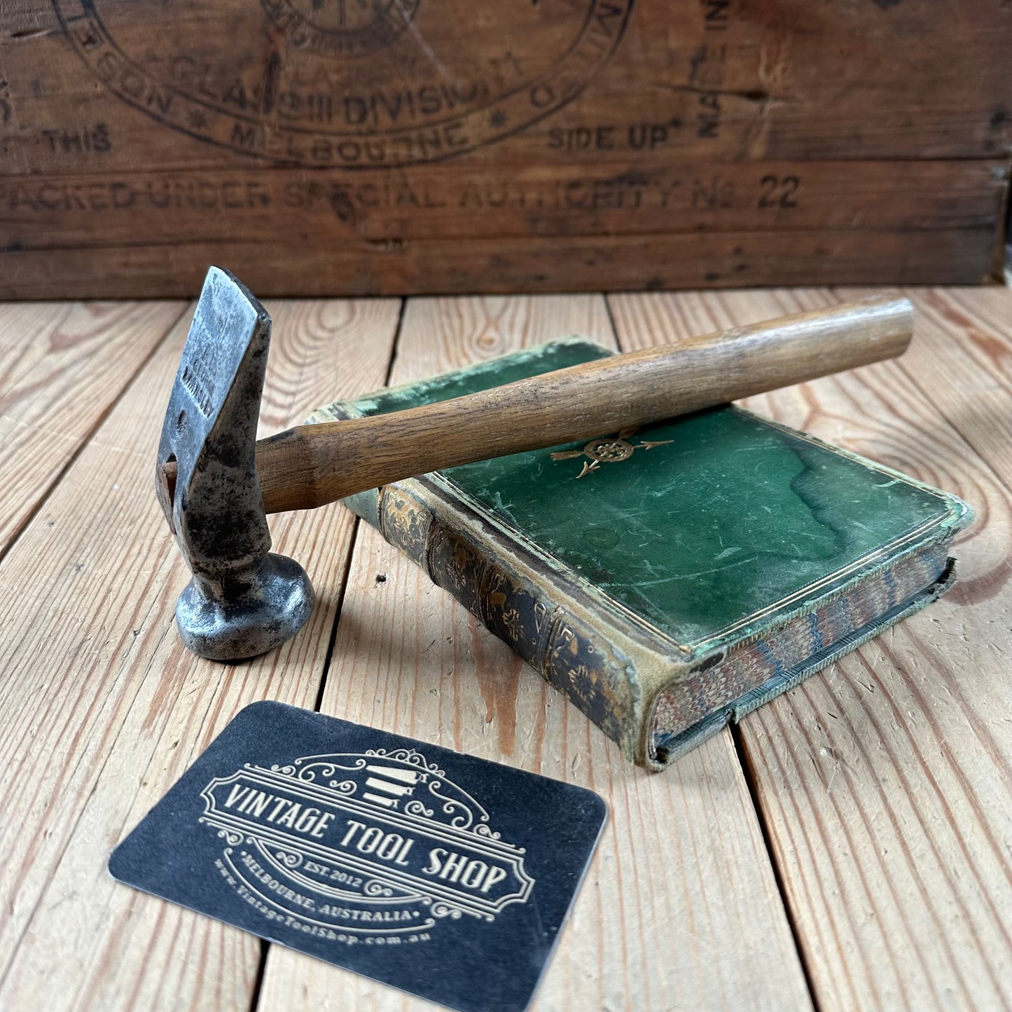 H2088 Vintage G. Barnsley No.0 England STEEL Cobblers HAMMER