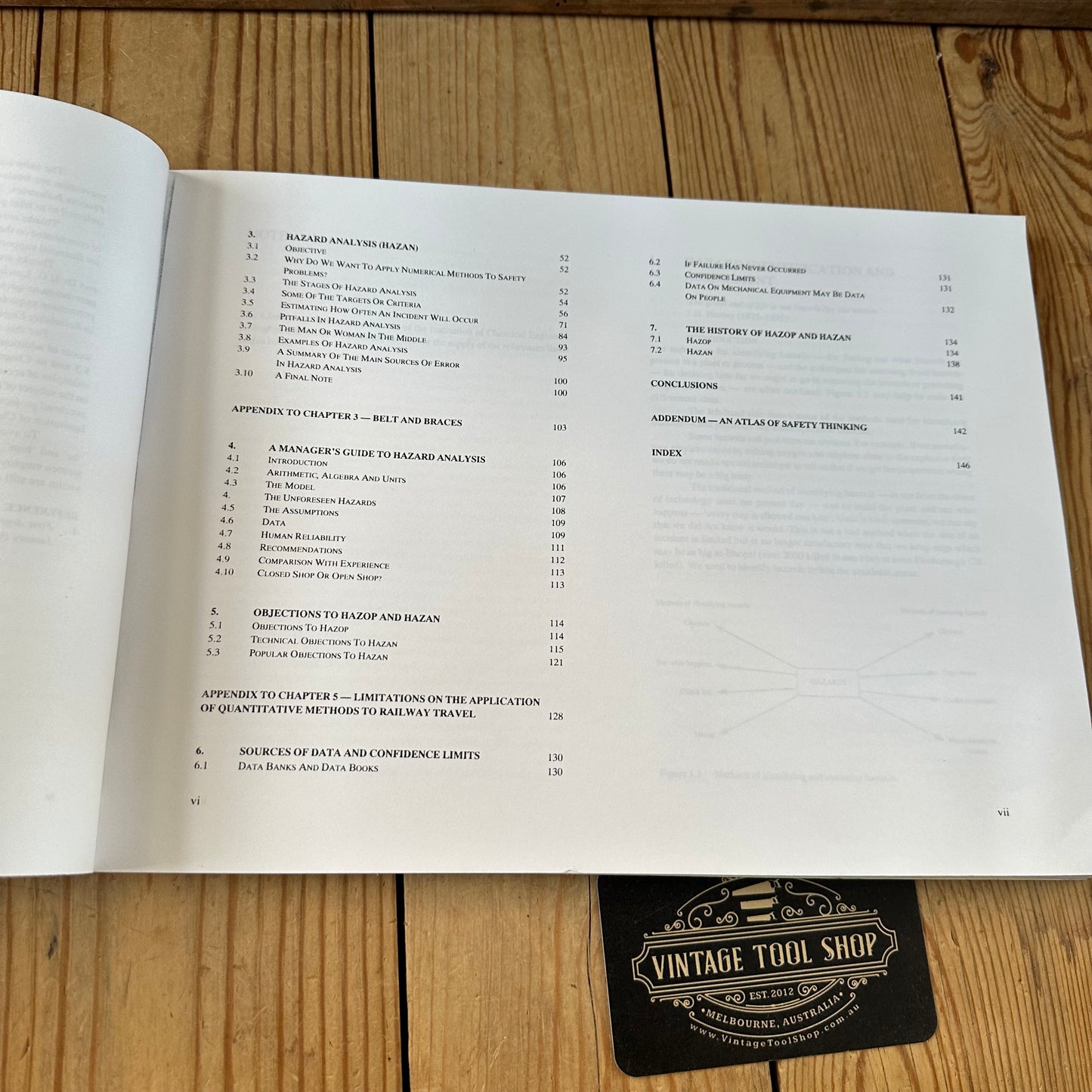 XBN124 Vintage printed copy of 1992 BOOK HAZOP & HAZAN Identifying and Assessing Process Industry Hazards 3rd Edition by T.Kletz