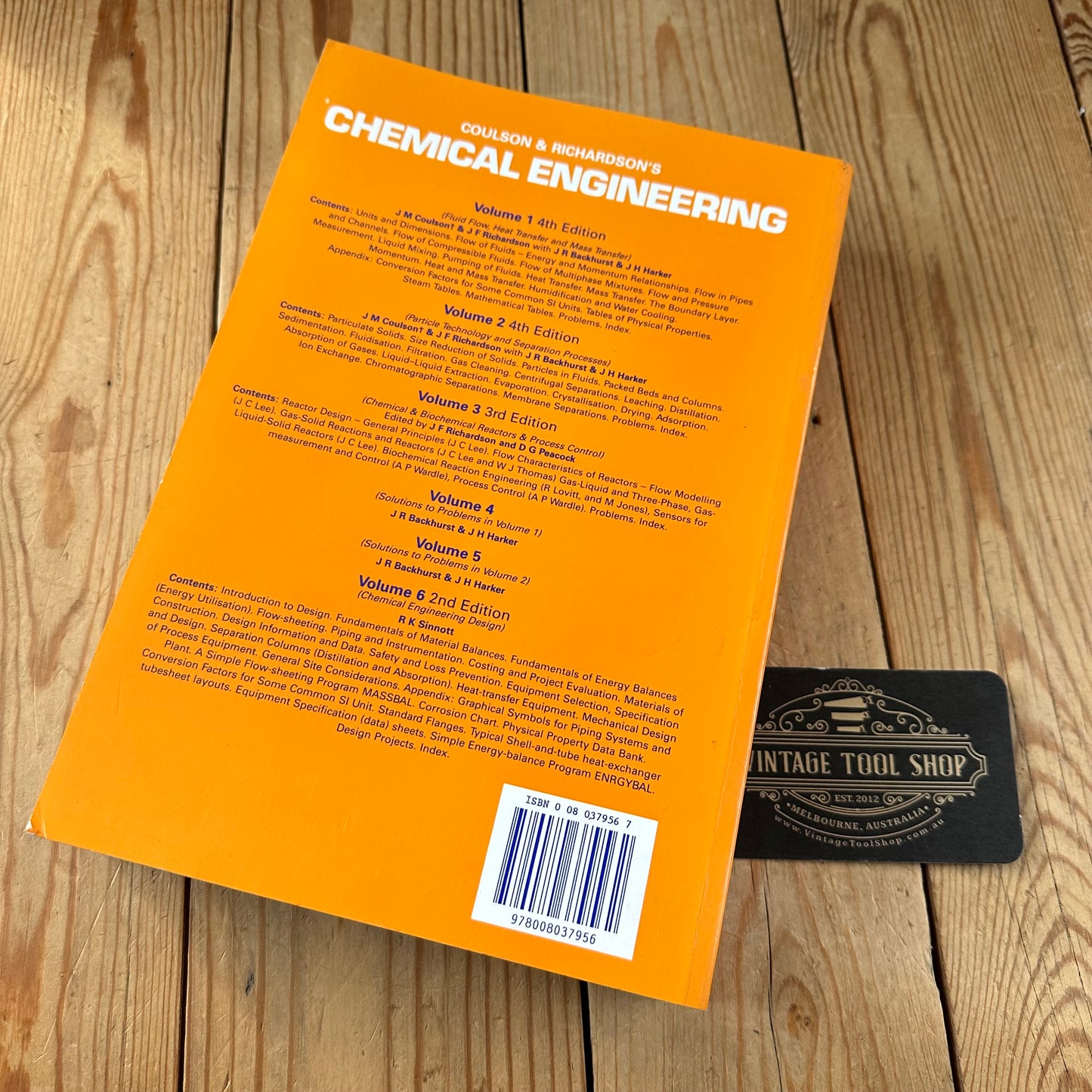XBN12 Vintage 1993 BOOK CHEMICAL ENGINEERING Volume 2 4th Edition by J.M.Coulson, J.F.Richardson, & J.F.Backhurst & J.H.Harker