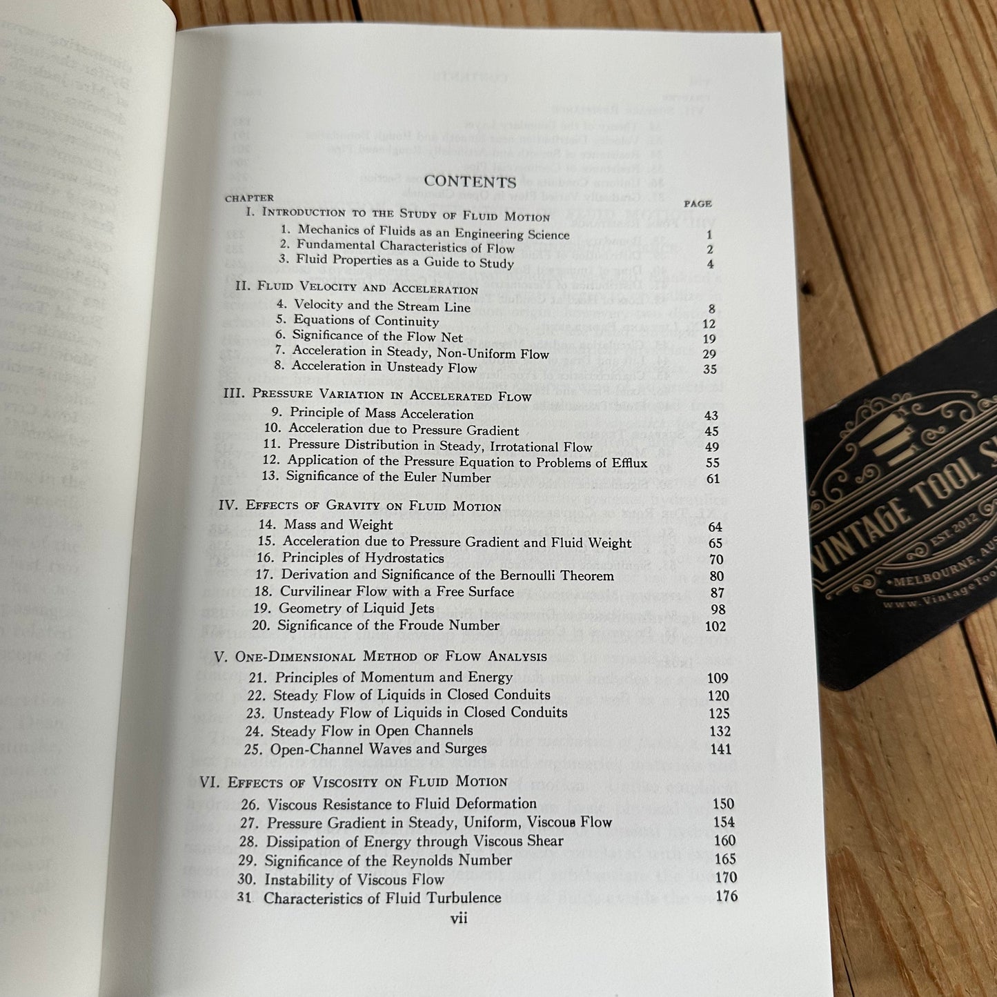 XBN157 Vintage BOOK ELEMENTARY MECHANICS of FLUIDS by Hunter Rouse