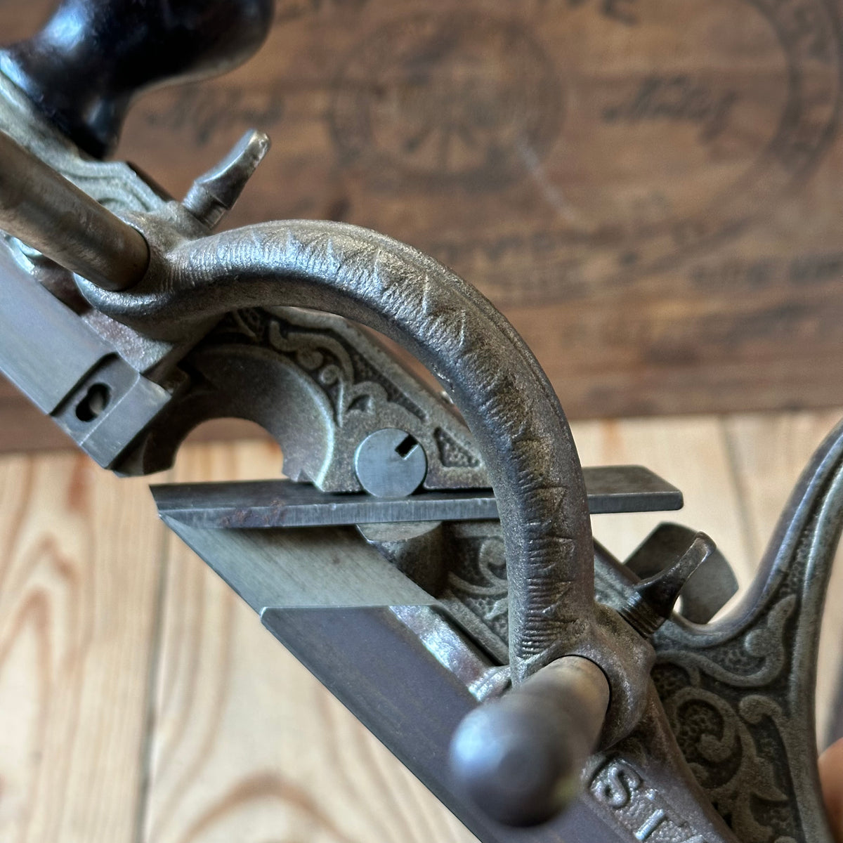 C6 COMPLETE! Antique STANLEY USA No.46 Combination PLANE with 10 cutters