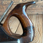 N1023 RARE Antique MATHIESON Scotland Closed Handle Infill SMOOTHING plane in Rosewood