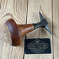 Y1301 CUTE! Antique small French JEWELLERS metalworking ANVIL on a wooden base
