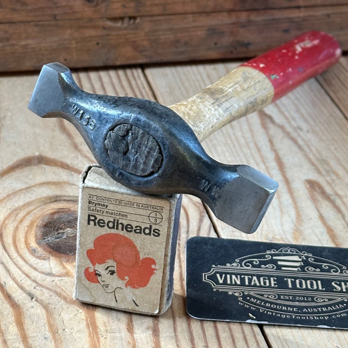 D1846 Vintage WHITEHOUSE England Jewellers Metalworking HAMMER