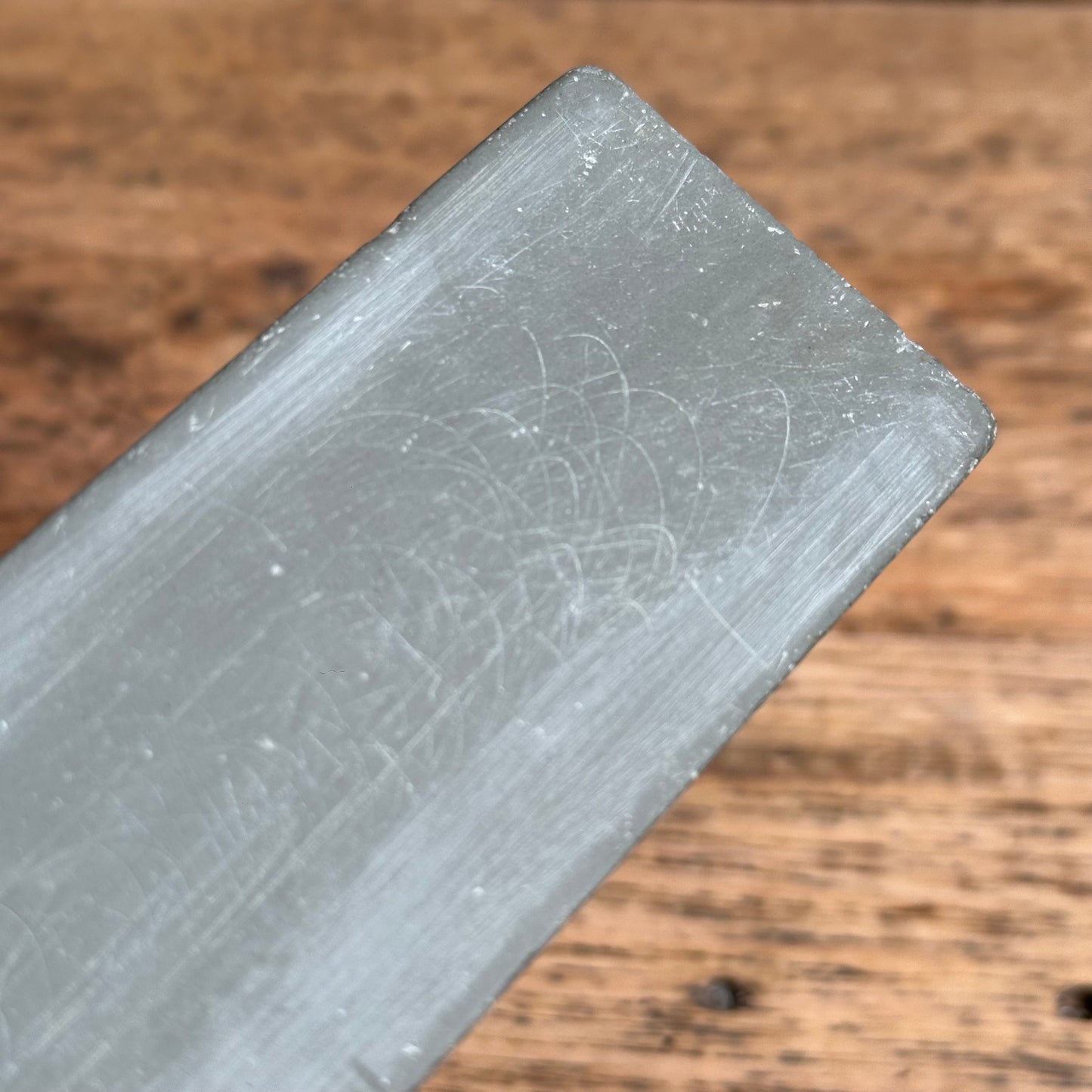 A385 Vintage rare 8” GREEN German THURINGIAN slate Razor HONE sharpening stone waterstone