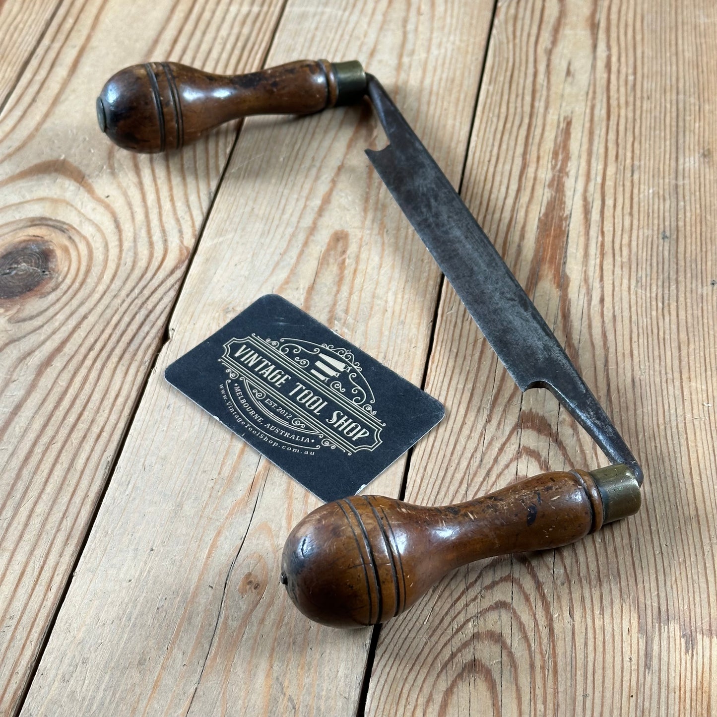 H2426 ELEGANT! Vintage small JAMES HOWARTH Sheffield England 6” DRAWKNIFE Wood Shaving Draw Knife