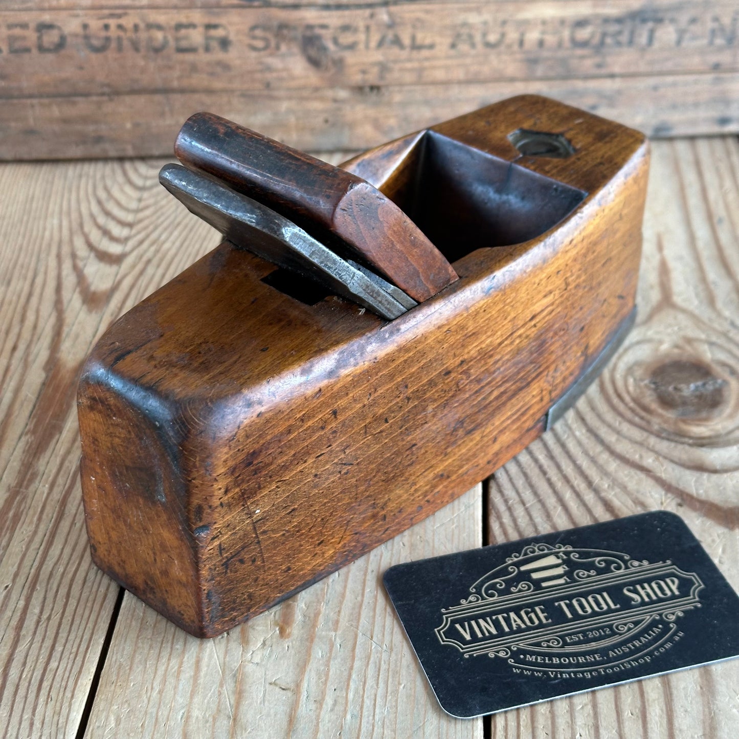 SOLD. H1976 UNUSUAL! Vintage BUCK Tottenham Ct Road COFFIN PLANE