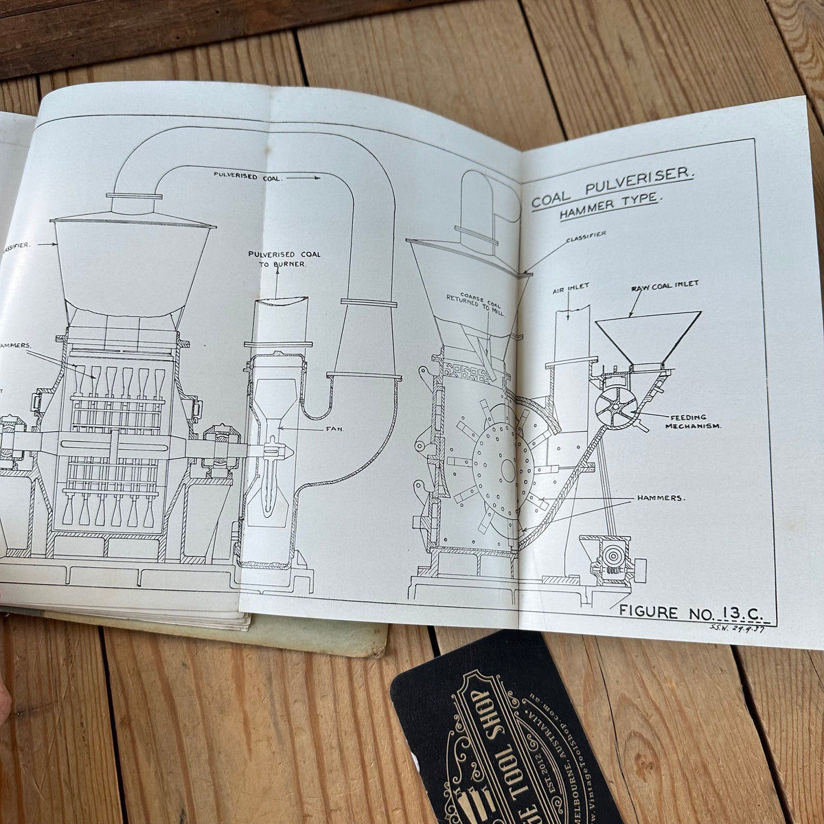 XBN193 Vintage BOOK INSTRUCTIONS for FIREMEN on BOILER PLANT at NEWPORT “A” POWER STATION by H.P.Colwell