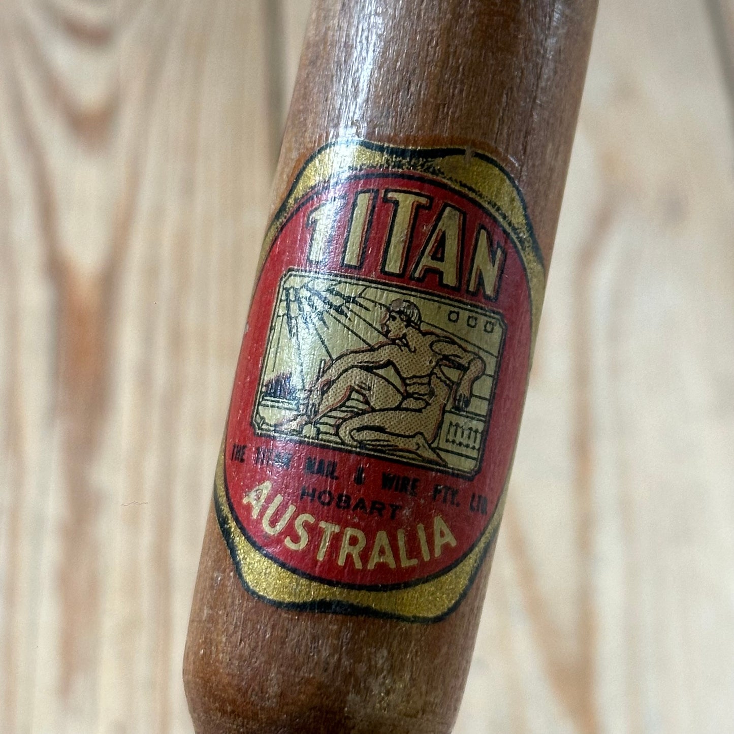 H2393 Tidy! Vintage TITAN Australia Model 131 9mm 3/8” FIRMER CHISEL 1950s