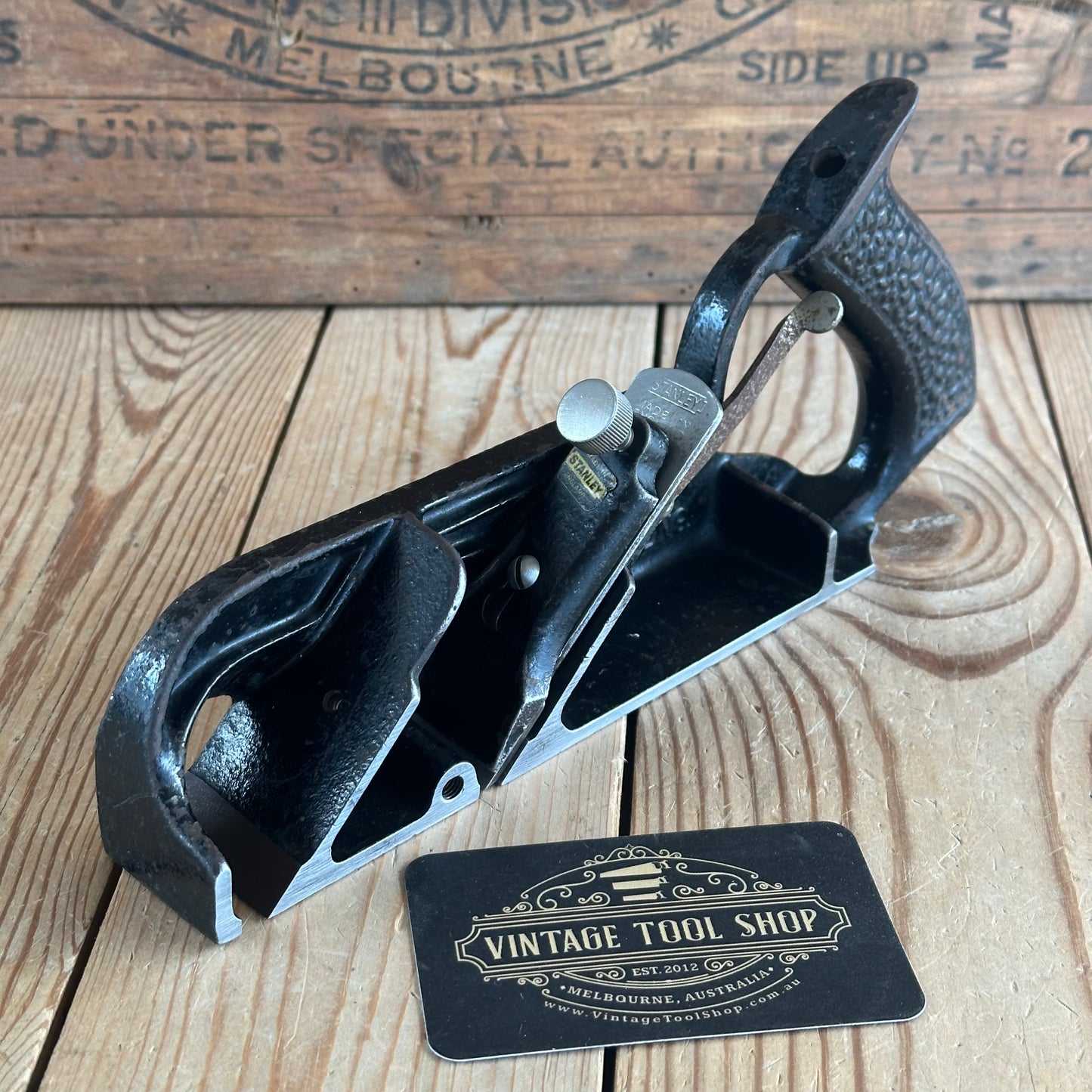 H2356 Vintage STANLEY England No.78 Duplex RABBET rebate plane