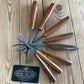 SOLD T9999 Vintage set of 8 x S.J. ADDIS Carving CHISELS