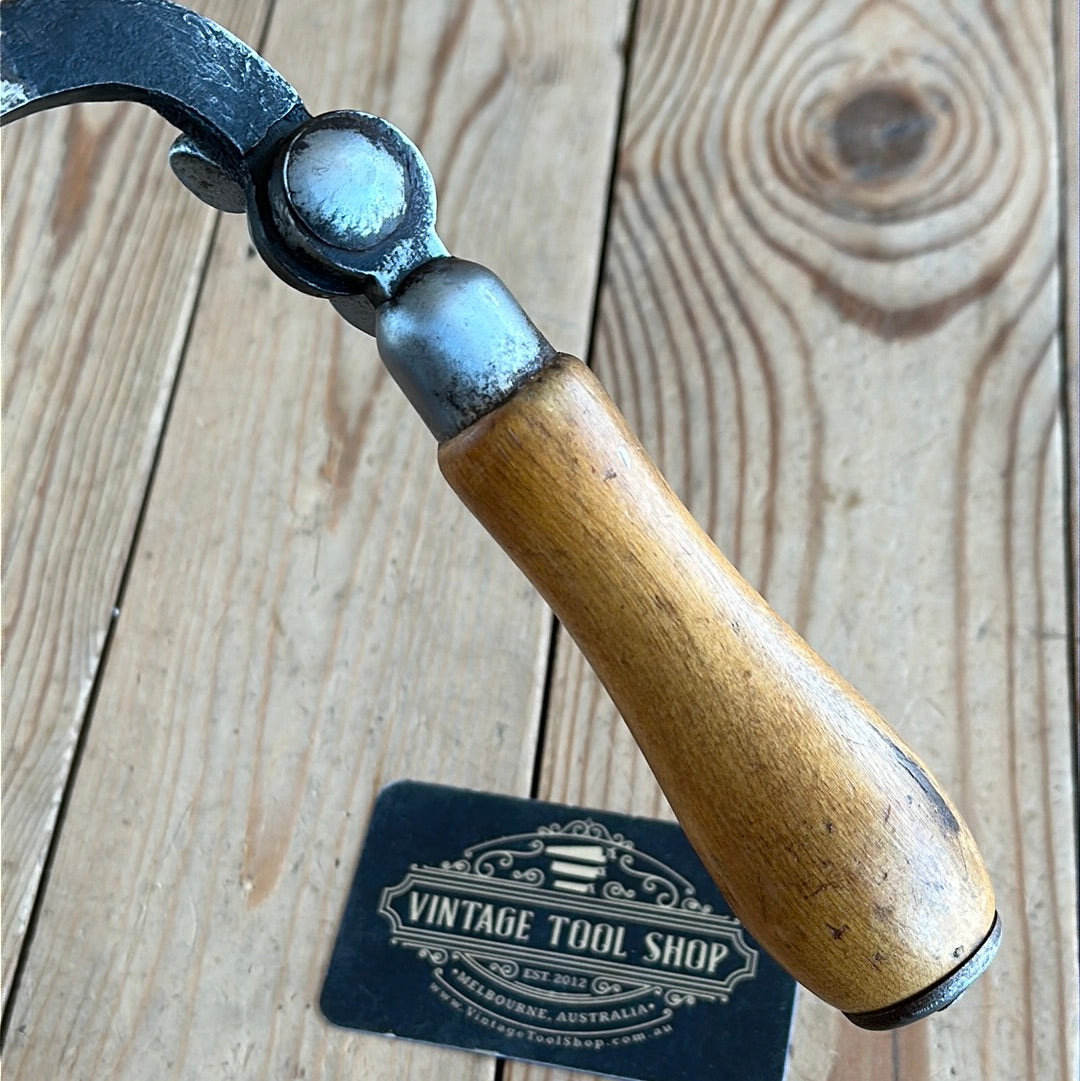 PL115 Vintage 8” JAMES SWAN USA wood shaving DRAWKNIFE draw knife