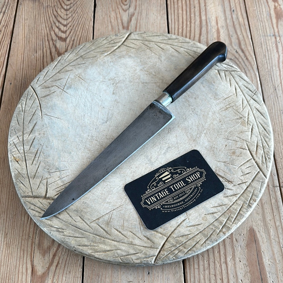 D1515 SHARP! Vintage CARBON steel Kitchen KNIFE