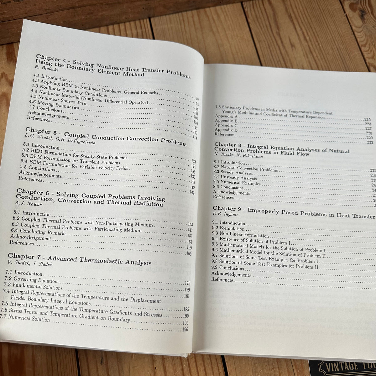 N2046 Vintage 1992 BOOK BOUNDARY ELEMENT METHODS in HEAT TRANSFER by L.C.Wrobel & C.A.Brebbia