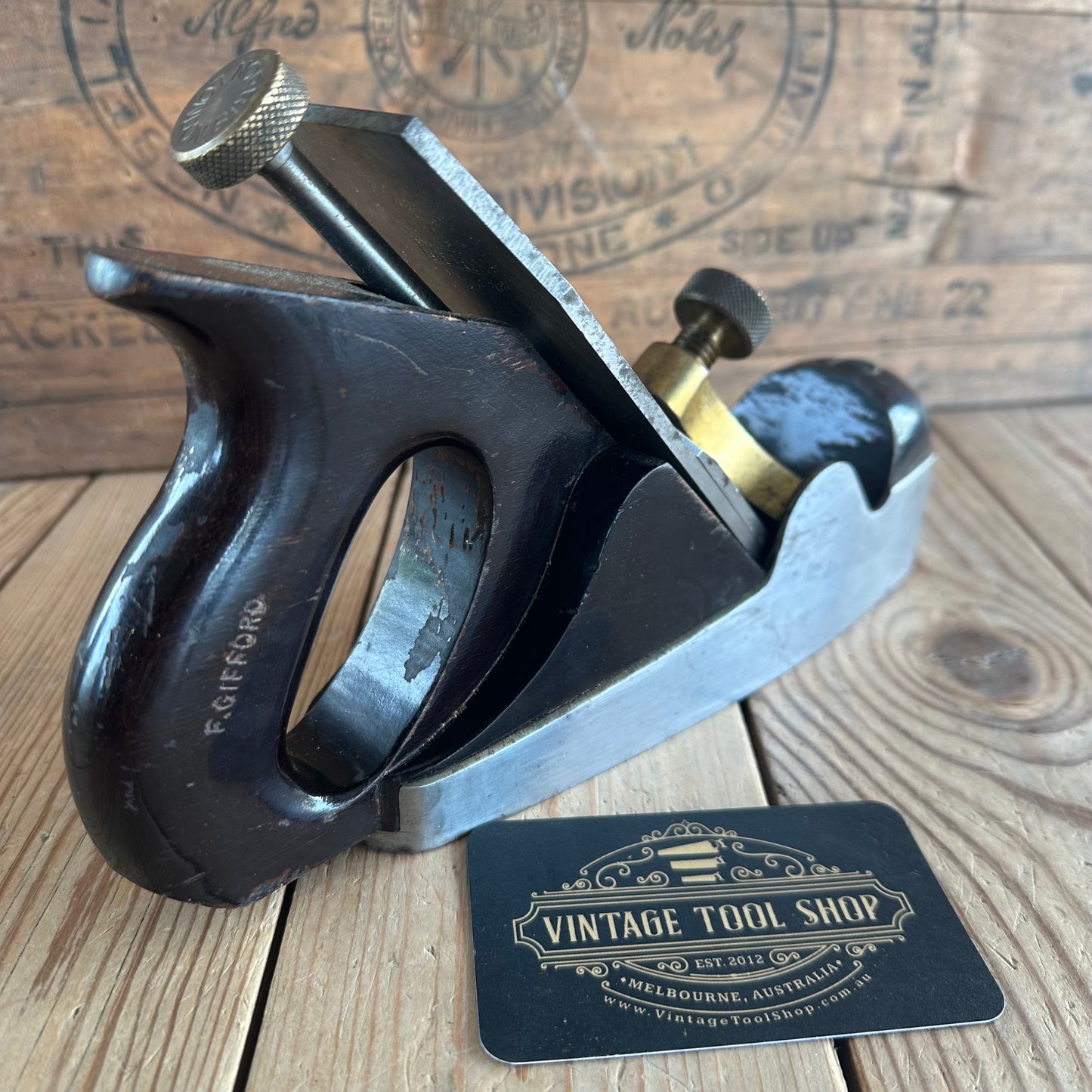 N1631 NICE! Vintage NORRIS A5 London Infill Smoothing PLANE