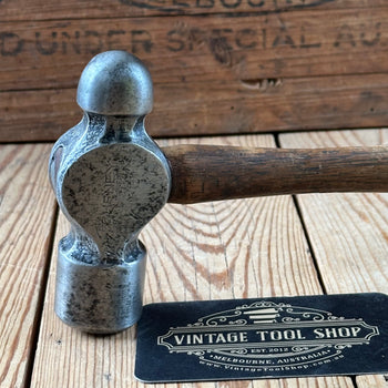H2392 Vintage RAILROAD FINISH CHENEY USA ball peen HAMMER