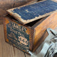 RARE! H2368 Vintage STANLEY USA No.444 Dovetail Tongue & Groove PLANE with cutters IOB