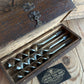 SOLD N1087 Vintage set of 13 AUGER BITS in wooden BOX