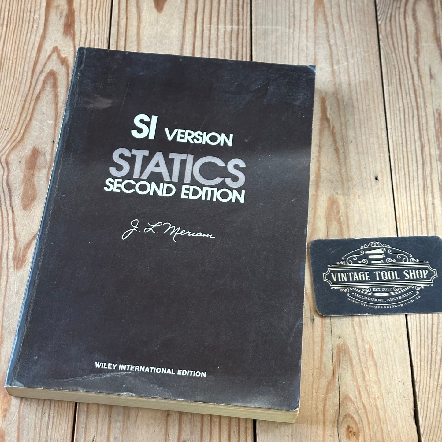 XBN84 Vintage BOOK SI Version STATICS by J.L.Meriam