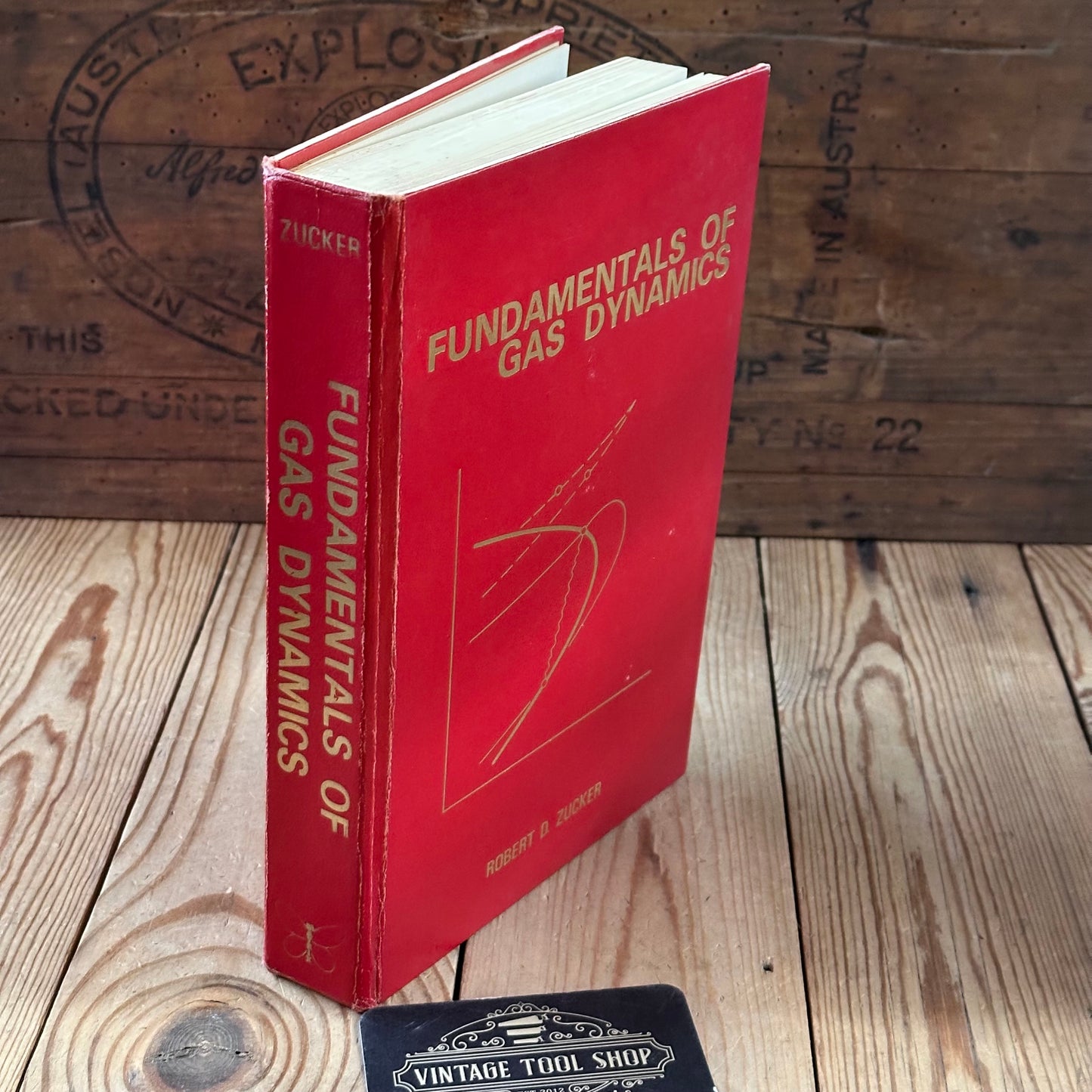 XBN67 Vintage 1977 BOOK Fundamentals of GAS DYNAMICS by R.D.Zucker