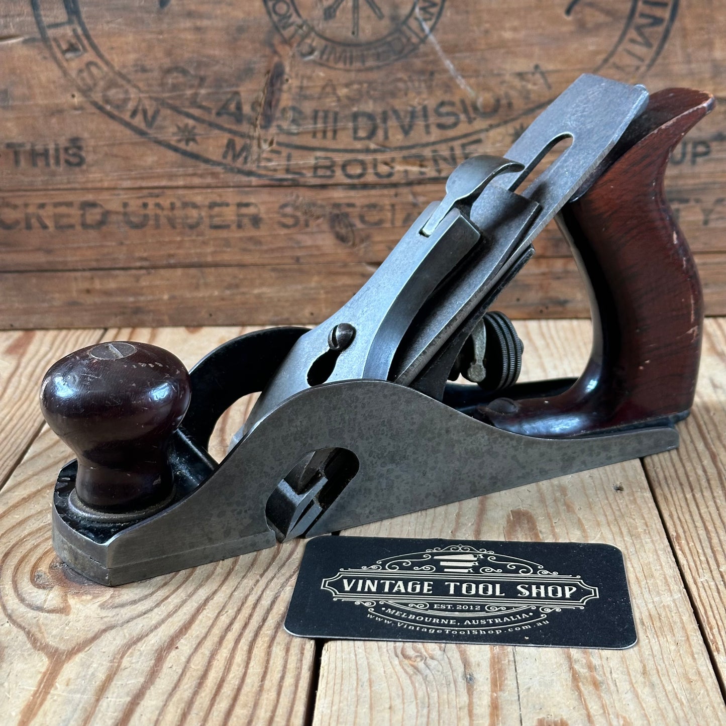 H2558 RARE! Vintage OHIO Tool Co USA No:10 & 1/2 Rabbet REBATE PLANE