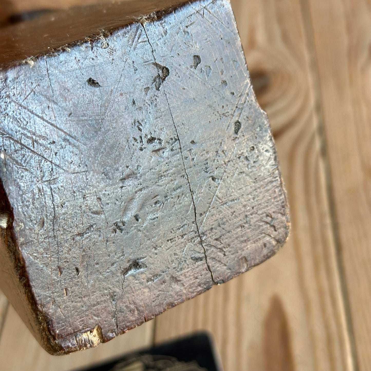 H2067 COOL! Antique 18” User Made RAZEE Wooden PLANE