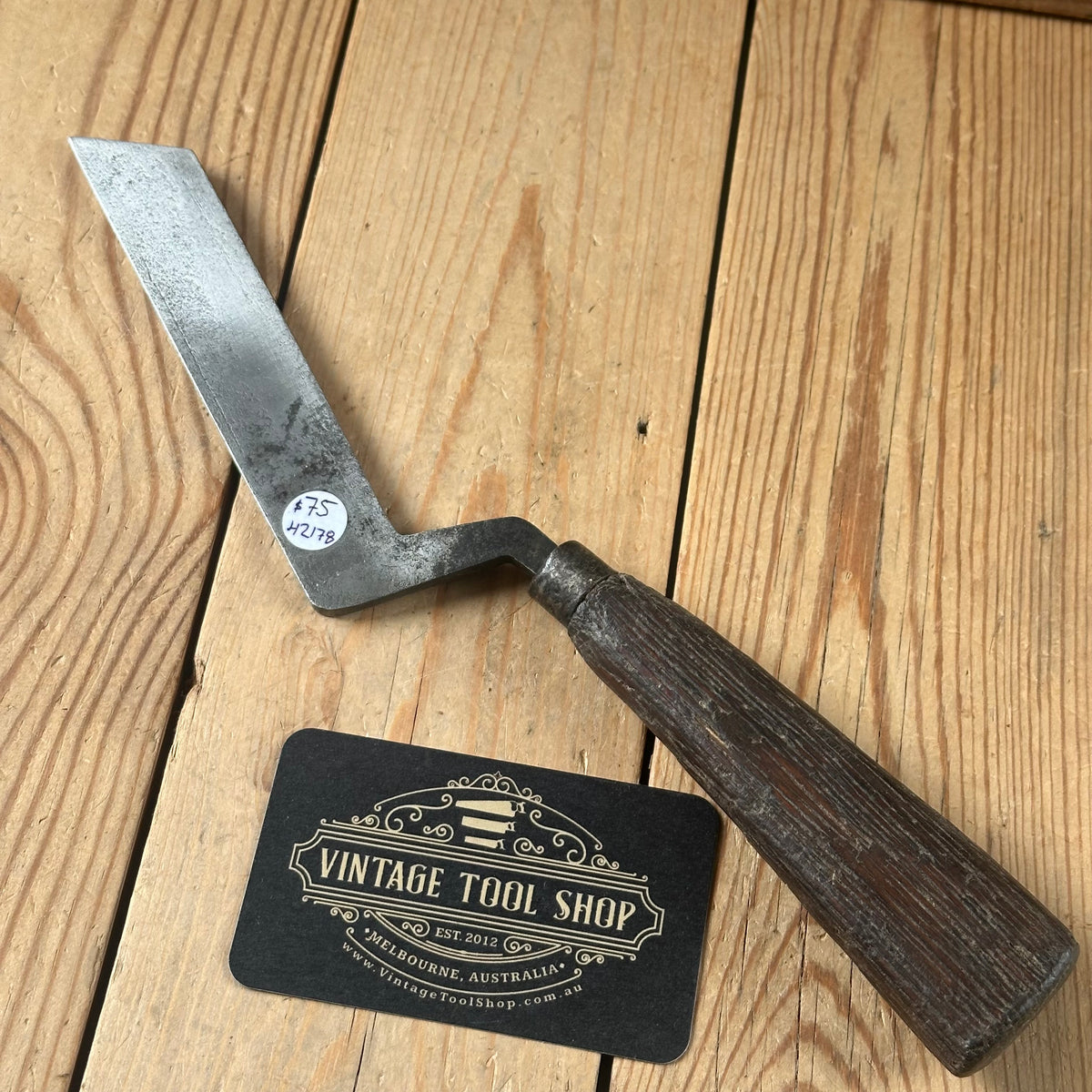 H2178 Vintage 5.5”JOSEPH TYZACK Tuckpointing TROWEL