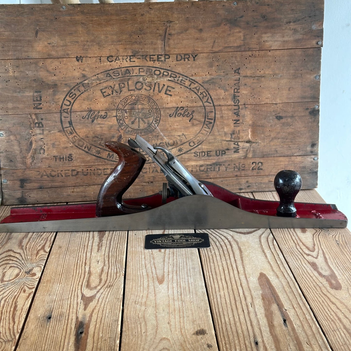 SOLD. N865 SCARCE! Vintage I.SORBY S7 England jointer PLANE